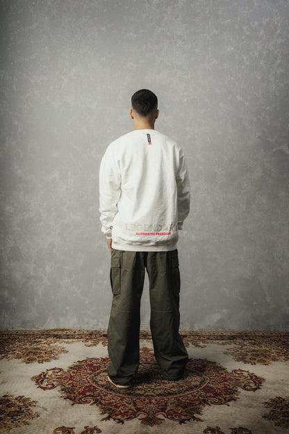 CrewNeck White Bone