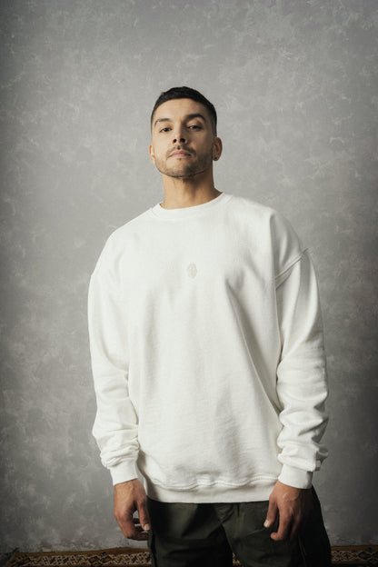 CrewNeck White Bone